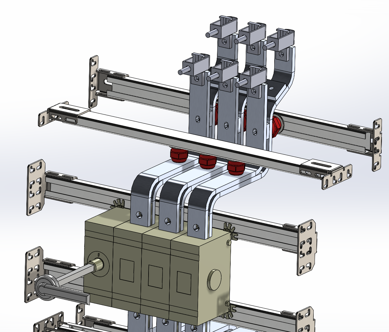用于 OT630-800 4x150mm2 同相的母线连接